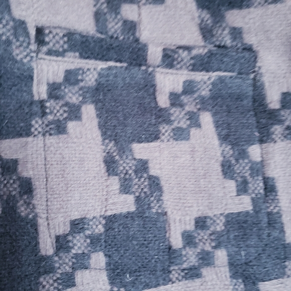 NWT Women's size 12 BODEN Houndstooth Gray Wool blend Lined Skirt - Picture 4 of 7